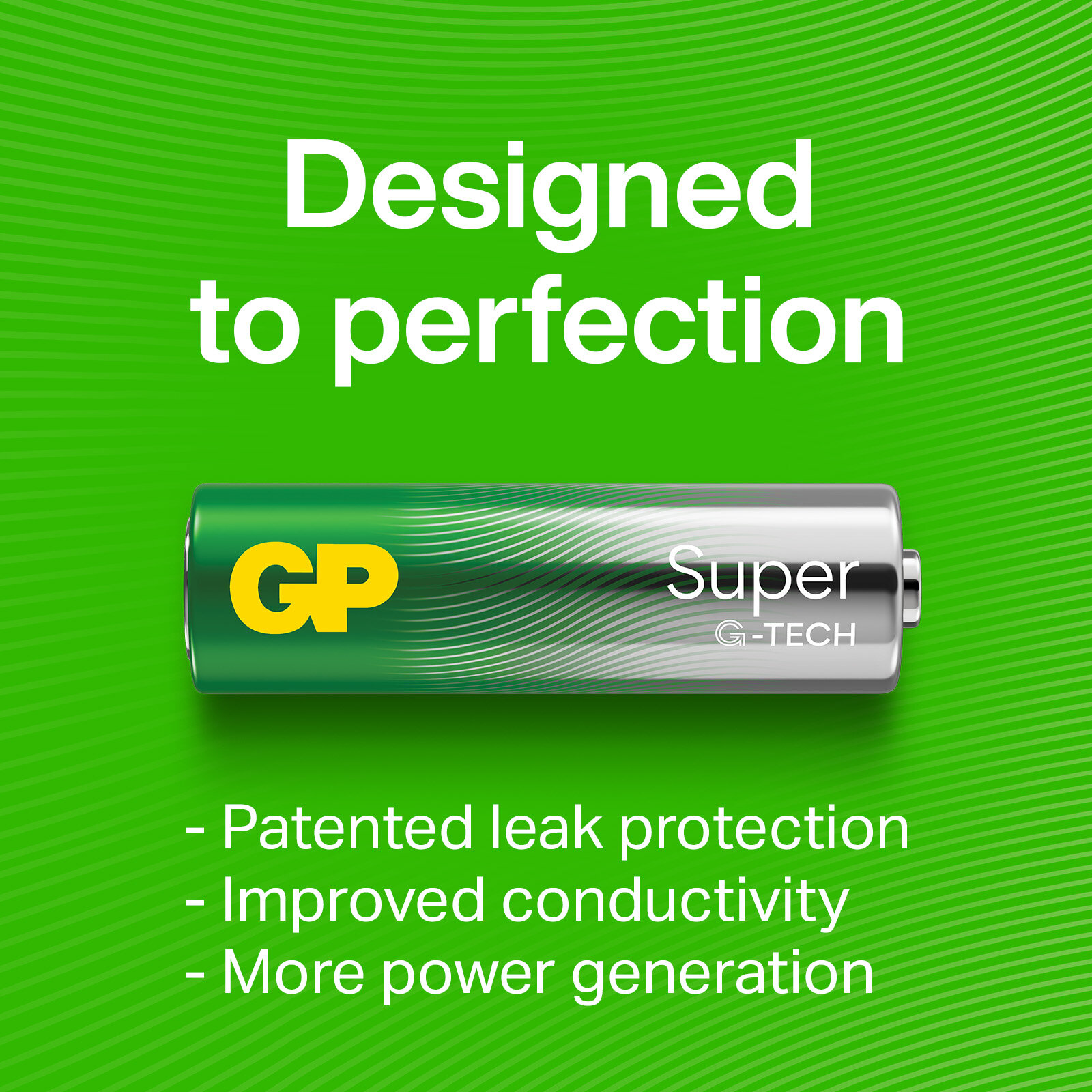 GP Super Alkaline AA-batteri, 15A/LR6, 4-pakk - Produkter